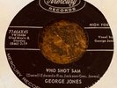 GEORGE JONES   Who Shot Sam   1959 MERCURY 71464   ROCKABILLY 45 VG+