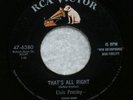ELVIS PRESLEY That's All Right 1955 RCA Victor Label NEAR MINT
