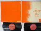 MAURICE GENDRON BACH 6 SUITES FOR CELLO PHILIPS 13PC-143 144 Japan VINYL 2LP