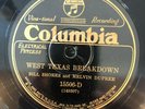 Columbia 15506D Shores & Dupree WEST TEXAS BREAKDOWN   EE+ 1929 Country 78 rpm