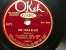 JAZZ: CLARENCE WILLIAMS’ WASHBOARD BAND - ‘LOG CABIN BLUES’ OKEH 8572 E COPY