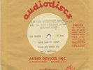 Rare Pop 45rpm Acetate - Rod Rogers / Janie James - Blue Dancing Eyes- Film City