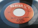 THE BEATLES  ORIG  1964 USA  OLDIES 45  THANK YOU GIRL  /  DO YOU WANT TO KNOW A