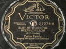 Carter Family-Weeping Willow/Log Cabin By the Sea-Victor 2107-V+ Prewar Country