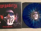 MEGADETH Killing Is My Business Blue & White Splatter Vinyl LP Dave Mustaine