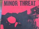 MINOR THREAT-Filler EP 1st Press 1981 Dischord-sXe HC punk fugazi 45
