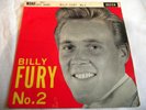 BILLY FURY   BILLY FURY No. 2 ** 1962 DECCA 45 EP