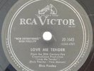 ELVIS PRESLEY Love Me Tender CANADA RCA 78 RPM any way you want me V