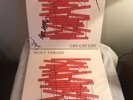 Wolf Parade Cryy Cry Cry AUTOGRAPHED DOUBLE RED SWIRL VINYL LP  RARE Sub Pop