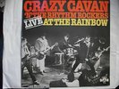 CRAZY CAVAN LP - Live At The Rainbow - signed - Charly 1977