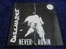 Discharge - Never Again 1989 UK LP CLAY CLEAR VINYL PUNK/KBD