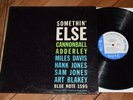 Cannonball Adderley Somethin' Else W63 DG Blue Note lp Miles Davis Art Blakey