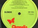 BLONDIE SELF TITLED LP CHRYSALIS RARE GREEN LABELS UK 1977 EX+ PRO CLEANED