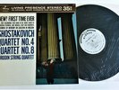 MERCURY LIVING PRESENCE SR 90309 BORODIN STRING QUARTET SHOSTAKOVICH PROMO LP