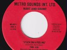 HART AND GRANT Stuck On A Feeling RARE Canada modern soul 45 stepper SWEET SOUL