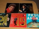 PAUL ANKA 5 VINYL LP Records: GOLDEN HITS/YOUNG, ALIVE/BIG 15/HEART SINGS/SIT