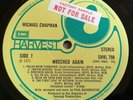Michael Chapman LP Wrecked again UK Harvest Sample 1st press SUPERB VINYL OOO
