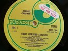 Michael Chapman LP Fully qualified survivor UK Harvest Sample 1st press TOP OOO