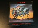 JAG PANZER: Ample Destruction  LP Azra Iron Works Advance Album CLEAR