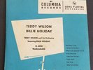 TEDDY WILSON BILLIE HOLLIDAY Jazz,Blues Columbia 10