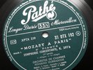 FERNAND OUBRADOUS Mozart a Paris RECORD 2 french 1956 pathe DTX 192 FD LP