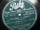 FERNAND OUBRADOUS Mozart a Paris RECORD 4 french 1956 pathe DTX 194 FD LP
