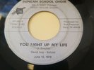 Black gospel Choir You Light Up My Life Soul  gary indiana 45 record staff funk