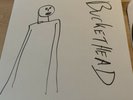 Buckethead Drawn Albums Lps Rare Signed