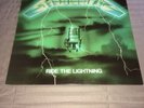 METALLICA : Ride the Lightning - GREEN COVER - Rare RED LP Vinyl 33 Tours * NM *