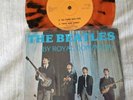 The Beatles By Royal Command Rare Promo 45 Orange Marble Vinyl W/ Pic Sleeve