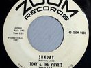 HEAR IT 60's Doo-Wop Promo 45 rpm record Tony & Velvets 