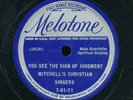 78tk-Black Gospel-MELOTONE 7-01-71-Mitchell's Christian Sngrs-(Sign of Judgment)
