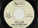 Northern Soul 45 - Rose St. John & Wonderettes - Mend My Broken Heart - UA - mp3