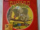 Walt Disney's Story Of Dumbo 1957 Vinyl  A Disneyland Record and a Book UNTESTED