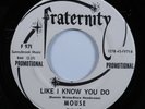 Garage Psych 45 MOUSE Like I Know You Do FRATERNITY VG++/VG+ promo HEAR