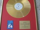 LUTHER VANDROSS *GOLD PRESENTATION AWARD DISC 100,000 SALES * GIVE ME THE REASON