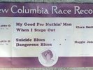 78 RPM -- Columbia 14000 race series wall advertisement - 1' h x 2' wide