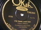Electric OKeh 8763 Clarence Williams Orch. I've Found A New Baby (1930) nice