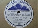 DEE STONE  Highway 220 / Countin' The Days  BLUE RIDGE Bluegrass 78 EX
