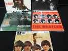 COLLECTION OF 5 BEATLES PARLOPHONE EPS WITH COVERS-45 RPM VINYL
