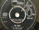 TAMLA MOTOWN MY BABY/DONT LOOK BACK-TEMPTATIONS .1965