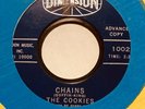 The COOKIES / Original 1962 US 45 rpm / CHAINS & Stranger In My Arms VG+
