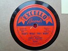 JERRY McCAIN - That's What They Want /  Courtin' In A Cadillac 78 rpm disc