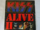 KISS   Alive II dbl Vinyl LP  Casablanca 1977  VGC  Includes Evolution Pic Bk