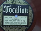 George Reneau 78rpm Single 10-inch Vocalion Records #14814 Here, Rattler, here