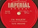 FATS DOMINO I'm Walkin' / I'm In The Mood For Love 1957 IMPERIAL 5428 R&B 78 M-