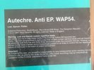 Autechre - Anti EP (1994) WARP RECORDS RARITY. Techno EP in Near Mint Condition
