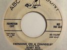 Mod Popcorn R&B 45 BOBBY BECK Swinging On A Chandelier/Isle Of Capri HEAR Rare