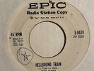Rockabilly Popcorn 45 DICK FLOOD Hellbound Train/Judy Lynn Epic Promo HEAR