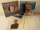 Kenny Rogers Vinyl Records set of 3 greatest hits, 20 gr8 hits, eyes in the dark